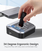 ORICO USB Hub 10Gbps with 2 USB A Ports+2 USB C Ports, USB 3.2 Gen 2 Hub with - Image 3