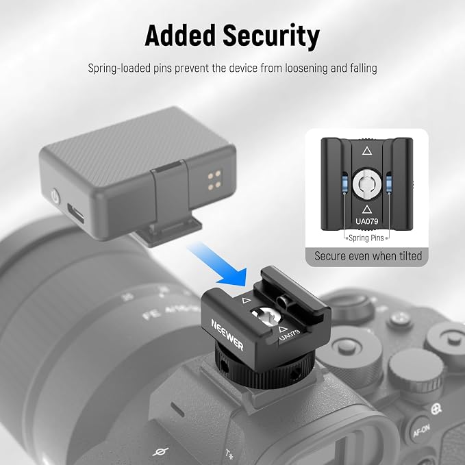 NEEWER Cold Shoe Mount Adapter Compatible - Image 5