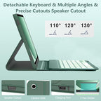 Galaxy Tab A9 Plus Case with Keyboard 5G 11 Inch 2023, 7 Color Backlit - Image 6