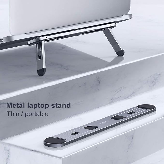 Laptop Stand for Desk, Laptop Cooling Stand, Keyboard Riser, Ergonomic Laptops - Image 7