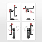 Cell Phone Tripod Mount, ULANZI ST-14 Smartphone Tripod Mount Adapter Aluminum - Image 4
