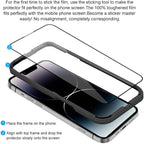 iPhone 14/13/13 Pro Screen Protector Tempered Glass and Installation Tool - Image 4
