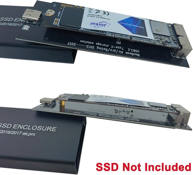 External SSD Enclosure for MacBook Air/Pro 12+16 PIN SSD, Hard Drive Reader for - Image 10