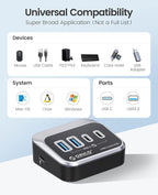 ORICO USB Hub 10Gbps with 2 USB A Ports+2 USB C Ports, USB 3.2 Gen 2 Hub with - Image 6