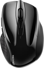 TECKNET Wireless Mouse Silent 4800 DPI Computer USB A & Bluetooth Mouse 6 by Tecknet
