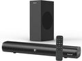 Sound Bars for TV with Subwoofer 2.1 CH 120W Soundbar for TV, for PC, Surround by Mufoli