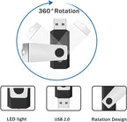 4GB USB Flash Drive 10 Pack, Wooolken USB 2.0 Thumb Drives - Image 4