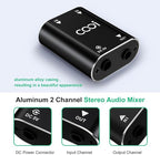 Cooidea 2 Channel Stereo Audio Mixer - Image 2