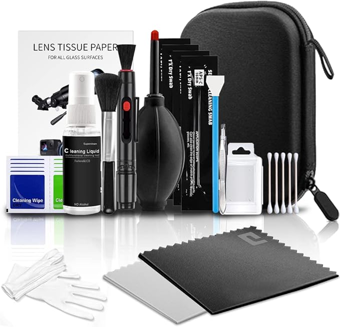 Professional Camera Cleaning Kit, Including Cleaning Solution/5 APS-C Cleaning by ParaPace