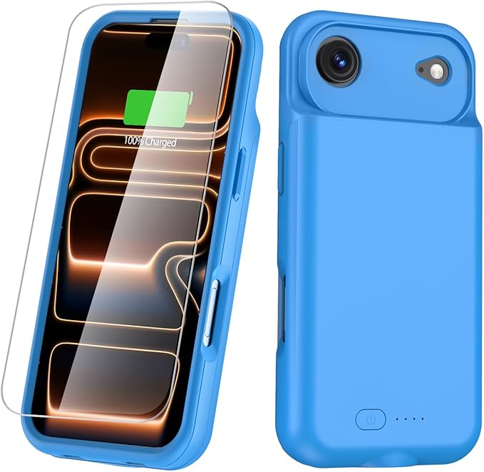GIN FOXI Battery Case for iPhone 17 AIR, Charging Case Charger 8500mAh by GINFOXI