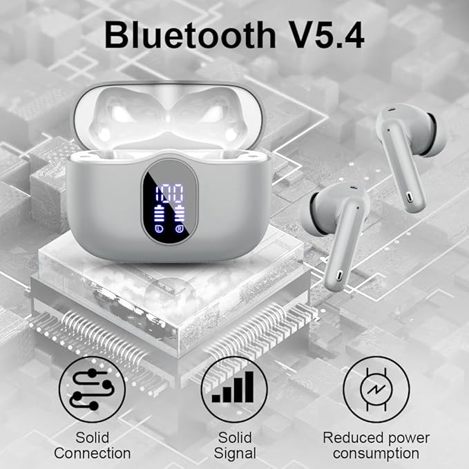 Btootos Wireless Earbuds Bluetooth 5.3 Headphones Bass Stereo Ear Buds - Image 4