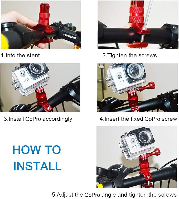 PULUZ Bike Camera Handlebar Mount - Image 8