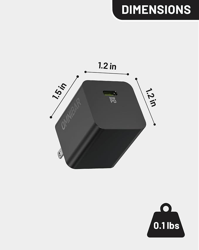 30W USB C Charger, GaN Fast Wall Charger Block, PD3.0 PPS USB-C Power Adapter - Image 8