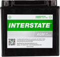Interstate Batteries YTX14-BS 12V 12Ah Powersports Battery 200CCA AGM by InterstateBatteries