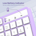Wireless Keyboard and Mouse Combo, Lovaky 2.4G Full-Sized Ergonomic Keyboard - Image 4
