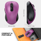 WisFox 2.4G Wireless Mouse for Laptop, Ergonomic Computer Mouse - Image 7