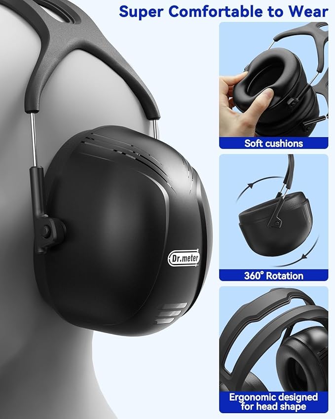 Dr.meter Noise Cancelling Headphones - Image 4