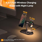 iVANKY 15W Fast Qi2 Certified 4 in 1 Wireless Charger Stand - Image 2