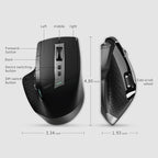 Rapoo Bluetooth Wireless Mouse, 4 Adjustable DPI Rechargeable, Laser Mouse - Image 6
