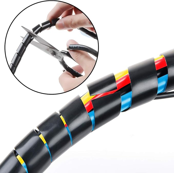65FT XHF 4mm Spiral Cable Wrap Cord - Image 4