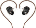 MS3 in-Ear Monitors, 2BA+1DD Hybrid IEM Wired Earphones, Includes 3 Pneumatic by HIDIZS