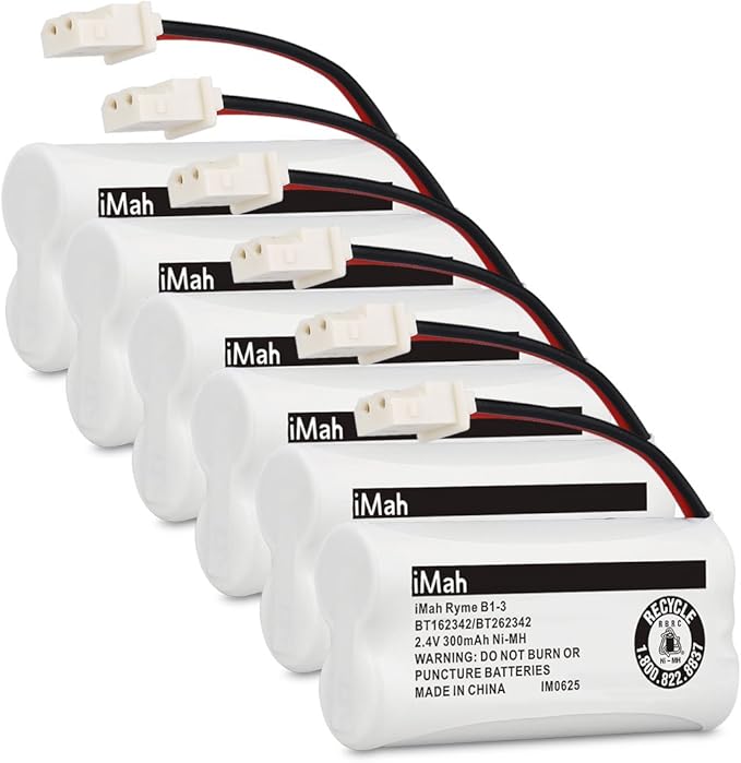 iMah BT162342/BT262342 Cordless Phone Batteries Compatible by iMah