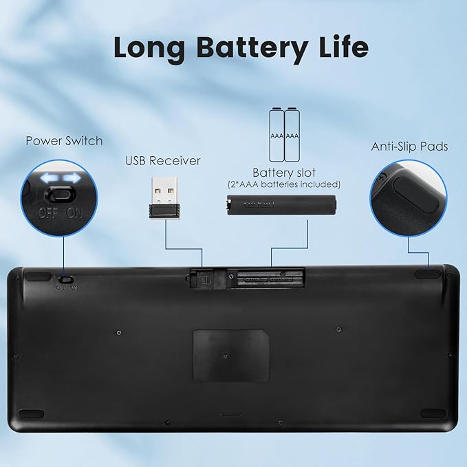 Multi-Device Wireless Bluetooth Keyboard - Image 6