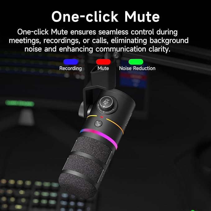 EJoy D10 PRO USB Wireless Gaming Microphone – Boom Arm Mic - Image 5