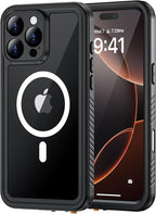 Lanhiem Magnetic for iPhone 16 Pro Max Case, Waterproof Dustproof Cover by LanhiemHome