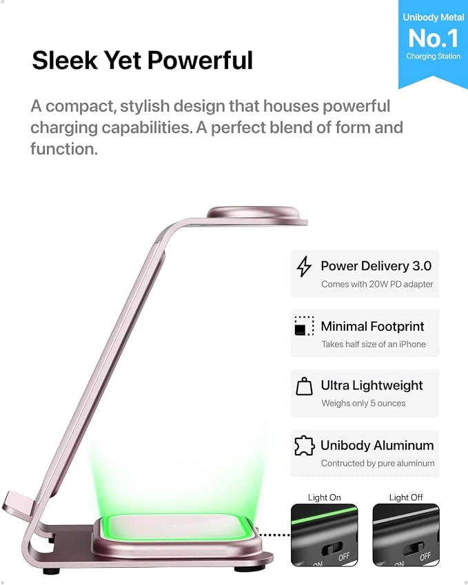 Intoval 3 in 1 Wireless Charging Station - Image 2