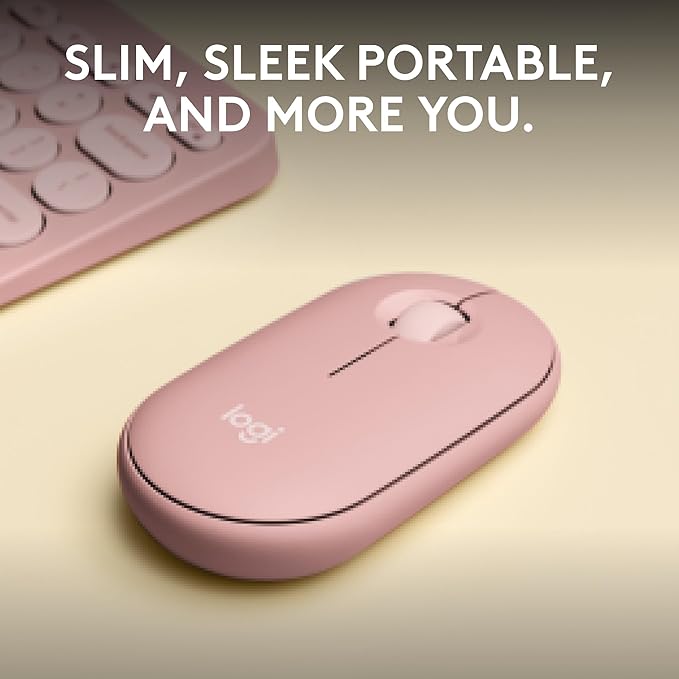 Logitech Pebble Mouse 2 M350s Slim Bluetooth Wireless Mouse, Lightweight - Image 2