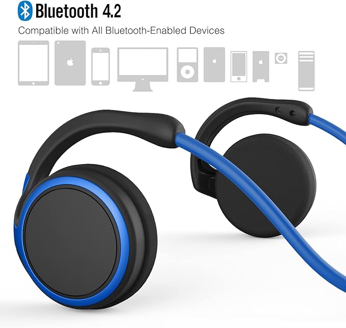 Small Bluetooth Headphones Wrap Around Head - Image 5