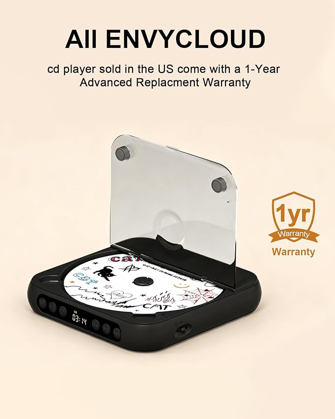 ENVYCLOUD CD Player Portable - Image 6