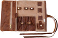 Tech Roll Organizer, Travel Tech Organizer, Cord Organizer, Jewelry Case by LifetimeLeatherCo
