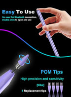 Stylus Pen for Android Tablet/Phone Pom Tips Fast Charge Stylus Pen for iPhone - Image 5