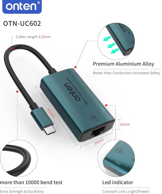 USB-C to Ethernet Adapter - Image 3