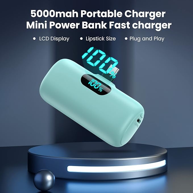 Samll Portable Charger for iPhone 16/15 Series, 5000mAh 3A PD USB C Power Bank - Image 6