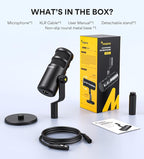 MAONO XLR Podcast Microphone, Cardioid Studio Dynamic Mic - Image 9