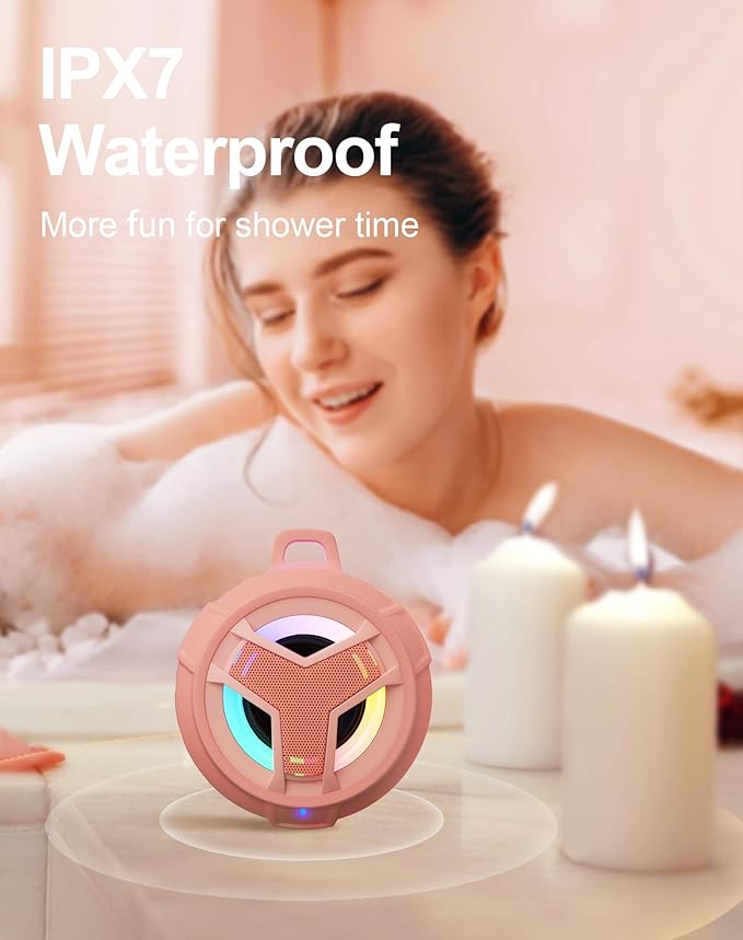 EBODA Bluetooth Shower Speaker, Waterproof Portable Wireless Speakers - Image 4