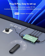 HDMI Switch 5 in 1 Out 4K@60Hz, GANA HDMI Splitter Switcher - Image 6