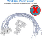 10Pcs 100VDC Recessed Door Sensor, 15mm-5mm Door Magnetic Reed Switch - Image 3