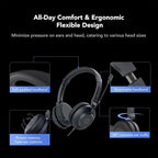 NUROUM HP21 USB Headset with Microphone - Image 3