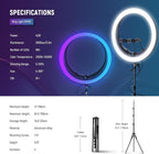 NEEWER 19" RGB LED Ring Light - Image 8