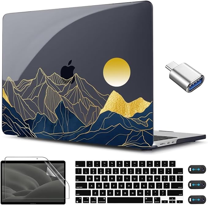 CISSOOK Compatible with MacBook Air 13.6 Inch Case A3240 A3113 A2681, Laptop by CISSOOK