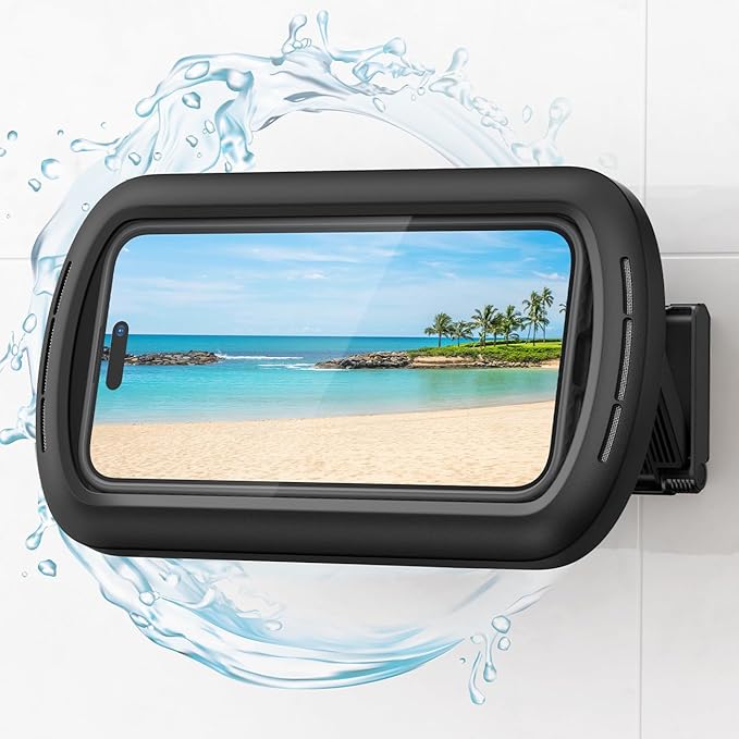 Lamicall Shower Phone Case Holder Waterproof by Lamicall