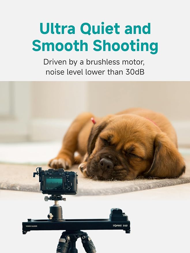 Accsoon Toprig Video Slider, Support APP-Video Mode/Time-Lapse/Loop Mode - Image 7