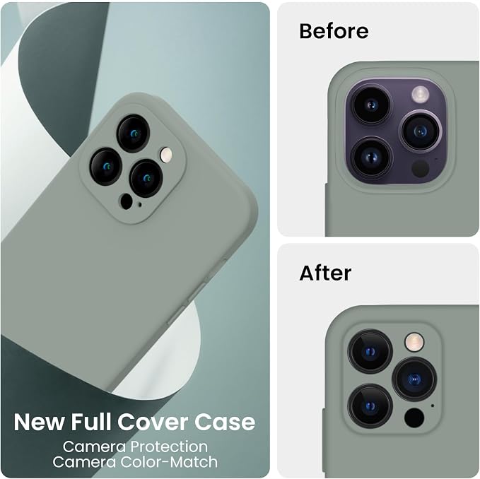 FireNova for iPhone 14 Pro Case, Silicone Upgraded Phone Case with, Soft - Image 3