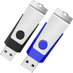 2GB Flash Drive 2 Pack, USB 2.0 Thumb Drives Jump Pen Drive Memory Stick by WOOOLKEN