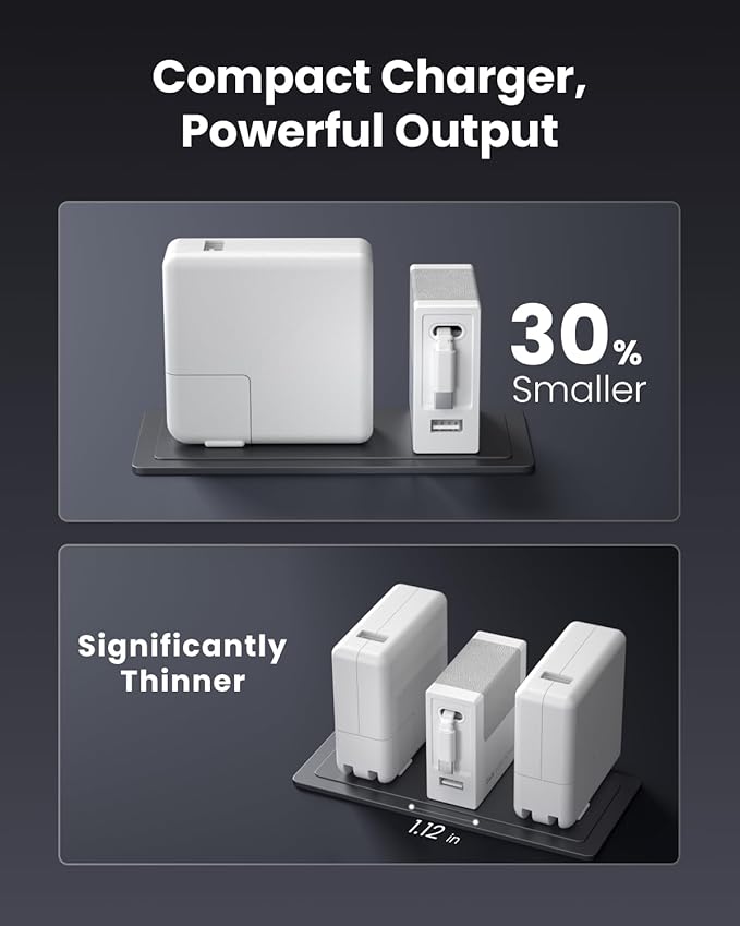 Portable Phone Charger Block, Retractable Wall Charger - Image 5