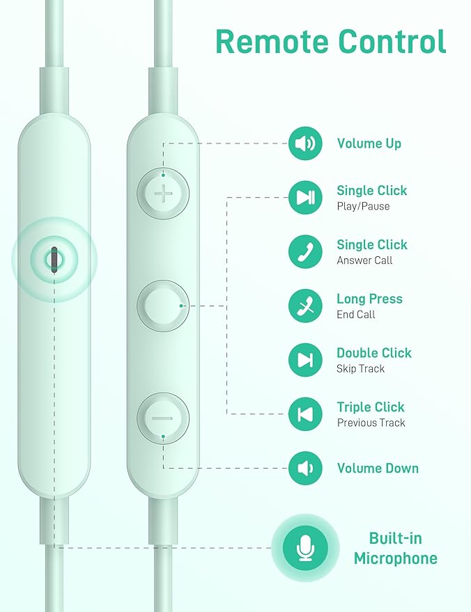iMangoo for Apple MFi-Certified Headphones for Lightning Wired Earbuds Magnetic - Image 4